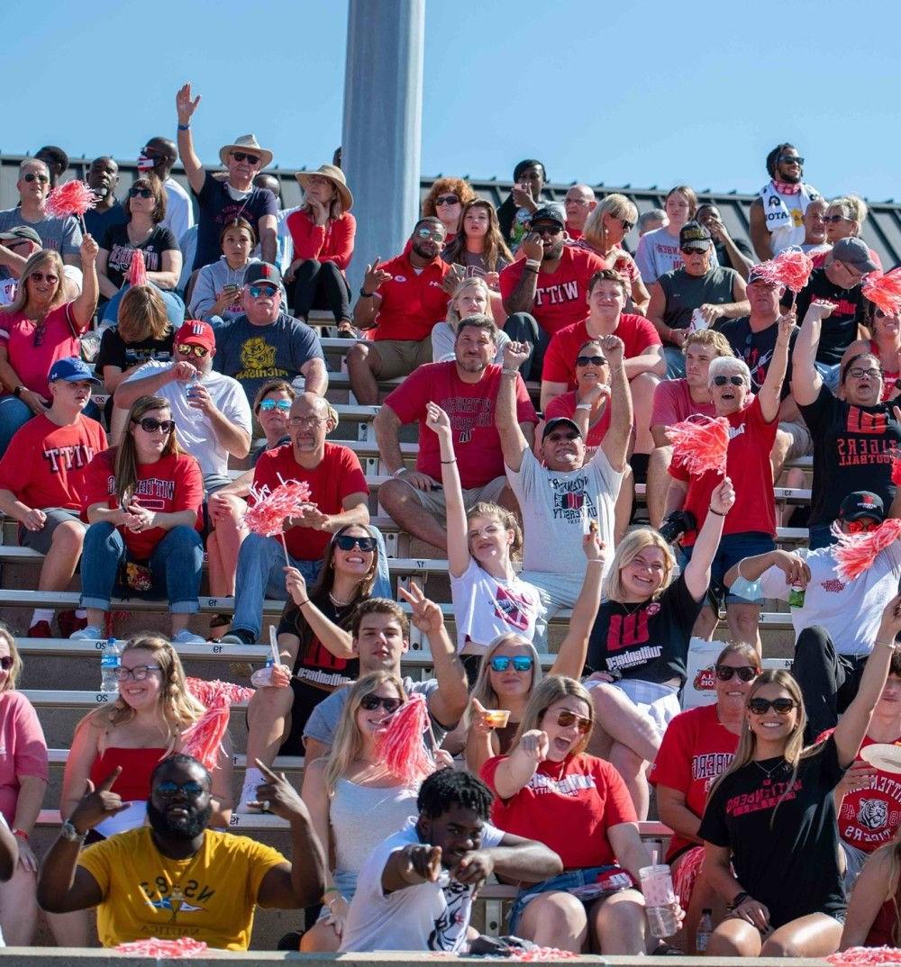 Wittenberg Football Fans Cheering