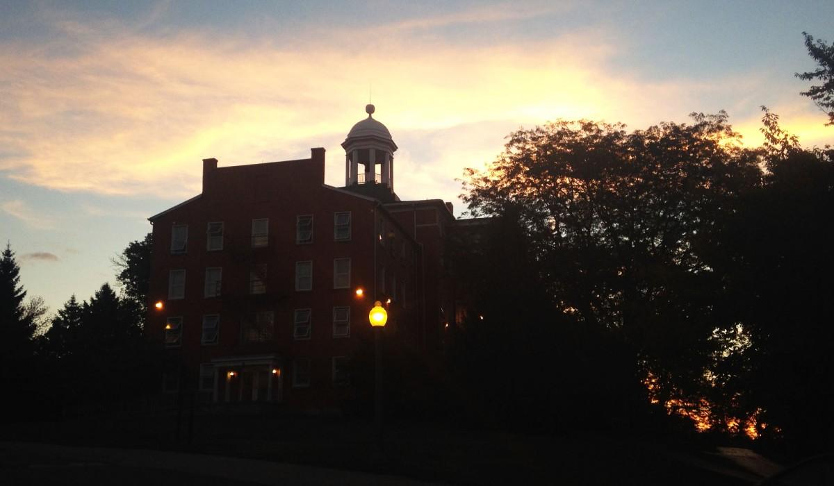 Wittenberg University Myers Hall at Sunset